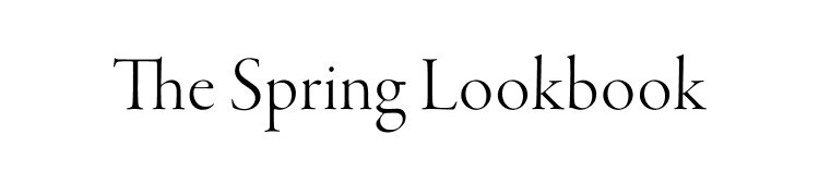 The Spring Lookbook